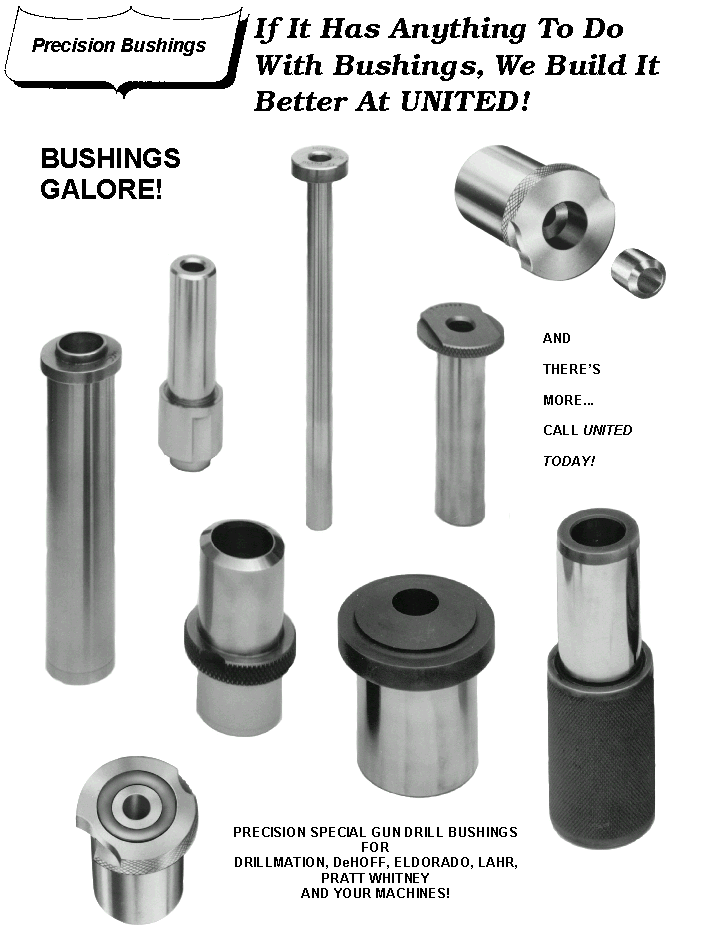 Gun Drill Bushings - Variety of Styles Available from United