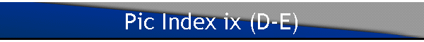 Pic Index ix (D-E)