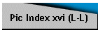 Pic Index xvi (L-L)